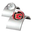 Calgary Flames Spinning Desk Clock NHL Hockey
