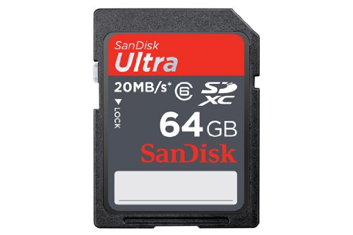 SanDisk Ultra 64GB SDHC Flash Memory Card SDSDH-064G-U46