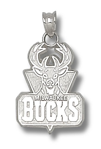 Sterling Silver - Milwaukee Bucks New Logo Pendant