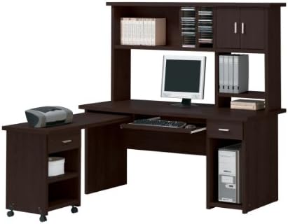 Linda II Espresso Finish Computer Desk