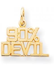 10k Yellow Gold Talking Devil Charm