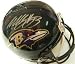 Willis McGahee autographed Replica Football Helmet (Baltimore Ravens)