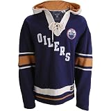 Old Time Hockey Edmonton Oilers The Lace Hooded Sweatshirt