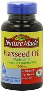 Nature Made Flaxseed Oil 1000mg, 100 Softgels