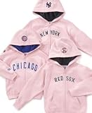 Majestic Boston Red Sox Preschool Pink Full Zip Hoody Sweatshirt