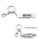 Licensed Corona Extra Bottle Opener Keychain Keyring