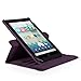 GMYLE(R) Purple 360 Degree Rotating PU leather Folio Stand Case Cover for Nook HD+ Plus 9 inches Barnes & Noble e-book Reader Tablet (Multi Angle- Vertical/Horizontal and Wake up Sleep Function)