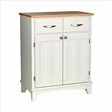 Home Styles Furniture Wood Top Buffet in White