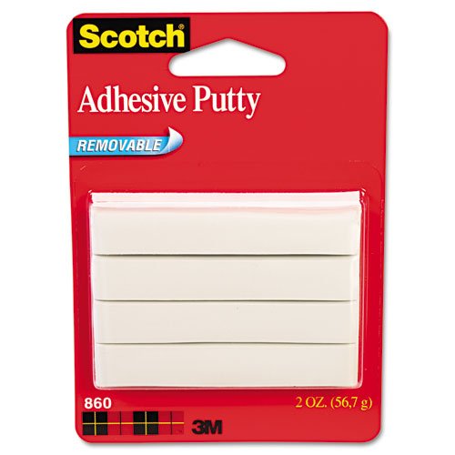 Scotch Products - Scotch - Adhesive Putty, Nontoxic, 2 oz - Sold As 1 Pack - Designed to mount photos, artwork and paper. - Removable, reusable. -