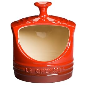 Le Creuset Stoneware Salt Crock, Cherry