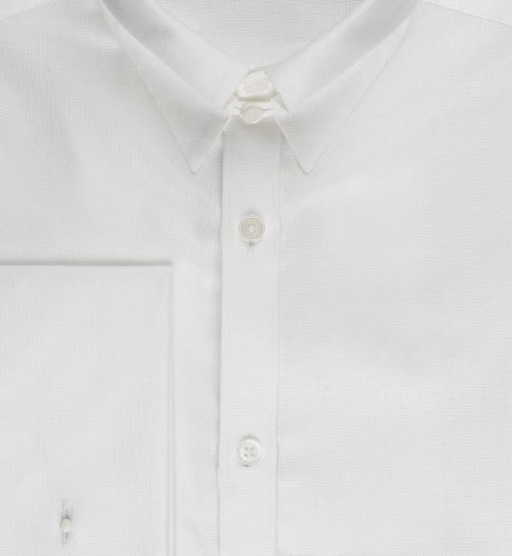 Autograph Pure Cotton Twill Tab Collar Shirt by Mark Powell