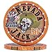 Nevada Jacks Casino Ceramic Poker Chips Sample Set - 9 New Chips