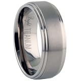 Titanium ring - Width: 8mm