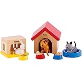 Hape - Happy Family Doll House - Family Pets