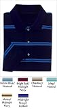 Outer Banks Men's Double Mercerized Pima Pique Stripe 7012