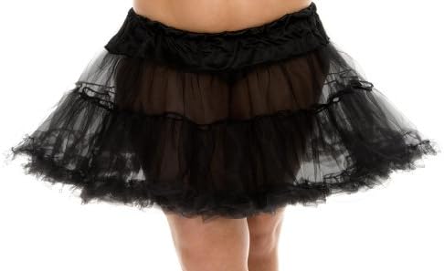 Music Legs Women's Double Layer Mesh Petticoat