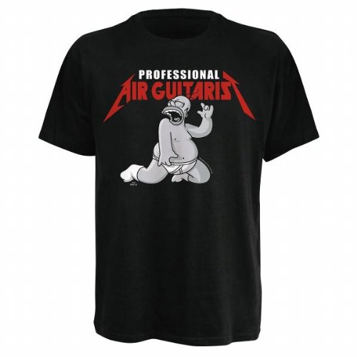 Universal Music Shirts Simpsons,The - Air Guitarist 8315127 Unisex - Erwachsene Shirts/ T- Preisvergleich