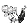 Affinity Crossfire 3/8 Combo (Mens Right-Handed, 3 Graphite Woods,  4, 5 Hybrid Irons, 6 Thru Pitching Wedge Irons, Putter, Stand Bag And Headcovers)