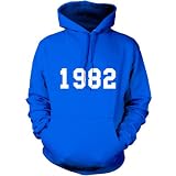 1982 College Style - Unisex Hoodie / Hooded Top 30th Birthday Present / Gift - 9 Colours