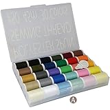 LEONIS 30 Color 50 Yards Each Polyester All Purpose Sewing Threads [ 93011 ]
