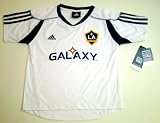 MLS 4-7 Boys Los Angeles Galaxy Blank Home Call Up Jersey (White, 4 Small)