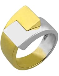 14 Karat Two-tone Gold Buckle Ring (Size 7)