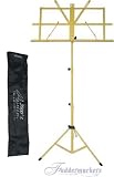 Folding Yellow Portable Sheet Music Stand