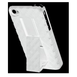 Apple iPhone 4 & 4S White Shell Holster Combo w/ Kickstand