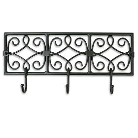 Hook Rail BOURBON Street Home Decor Black IRON Hanging
