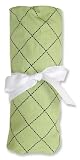 Trend Lab Crib Sheet in Green and Black