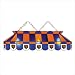 Imperial Chicago Bears Licensed 40-Inch Rectangular Stained Glass Billiard Table Light