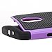 MOTO G Case, MOTO G (2ND GEN.) CASE, E LV Moto G Case Cover - Dual Layer Hybrid Armor Defender Protective Case Cover for Motorola Moto G (2014) with 1 Stylus and 1 Screen Protector - PURPLE