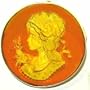Baltic Amber Master Carved 14k Gold Cameo Pin Pendant