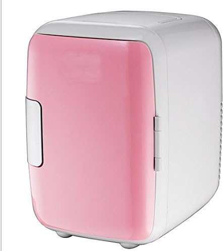 LHBC 4L Mini Fridge Cooler and Warmer For Auto Car Boat Home Office-Pink Color