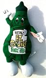 HEINZ KETCHUP Advertising Plush Embroidered EZ SQUIRT Beanie Baby BLASTIN GREEN (9