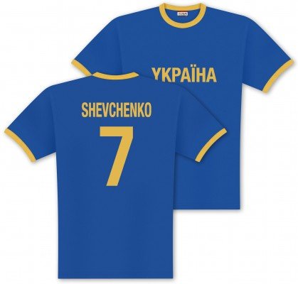 World of Football Player Shirt Shevchenko-Ukraine – M