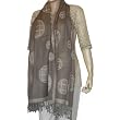 Rectangular Wool Scarf Clothes for Winter Handcrafted Gifts 27 x 72 inches (jstl358)