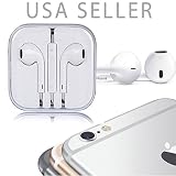 Oem Genuine Apple Earpods With Remote & Mic Headphones Headset Md827Zm/B Iphone 5 / 5C / 5S / 6 / 6S Plus, Ipod, Ipad Mini, Ipad Air 2, Mini 3 4, Ipod Classic, Nano, Touch 5Th 6Th 7Th Gen (685987783599)