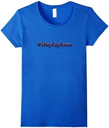 Women's #Shiplap Love T-shirt XL Royal Blue