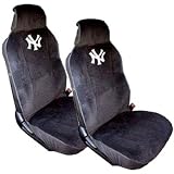 New York Yankees Front Low Back Car Truck SUV Sideless Bucket Seat Covers - Pair