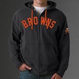 '47 Brand Cleveland Browns Gametime Full Zip Hooded Sweatshirt Large