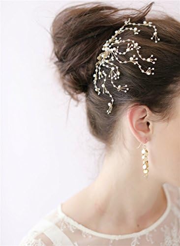 Overrainbow Pearls Head Pieces Hairbands Alloy Vintage Wedding Tiara