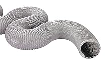 PROTAPE 37100900000-0000002500 Vacuum and Transfer Hose, Grey, 25' Length, 3.5