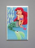 Princess Ariel The Little Mermaid Single Switch Plate Switchplate Disney Materials #2 Glitter