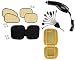 Auto Pearl - Combo Of - Bead Seat Velvet Beige , Mobix Car Charger And Chipkoo Sun Shade Curtain Beige Set of 4+1 RS.1243.00