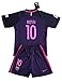 Messi #10 FC Barcelona 2015-16 Youths Away Kit Shirt & Shorts (9-10 Years Old)