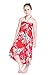 Girl Hawaiian Halter Dress in Hibiscus Red