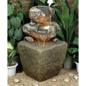 Sasso Fountain (w pump+light) by 