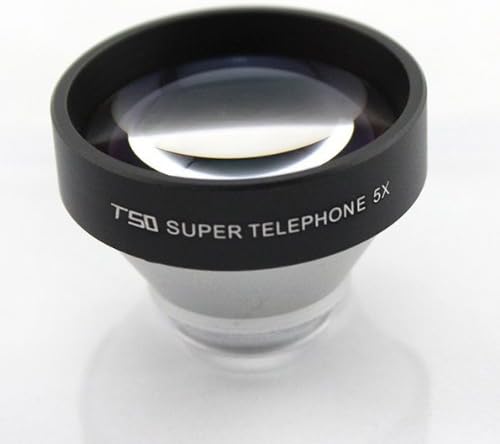 Action1st 5X Super Telephoto Detachable Clip on Camera Lens for Apple iPhone Samsung HTC Motorola LG Nokia and other Mobile Phone & Tablet with Microfiber Bag