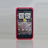 Pink Hard Tpu Gel Cover Case for Htc Thunderbolt 4g New